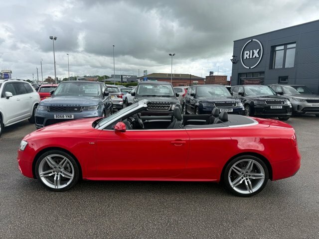 Audi A5 Tdi S Line Convertible PN62ZDH Red #3
