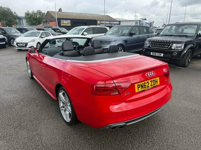 Audi A5 Tdi S Line Convertible PN62ZDH Red #5