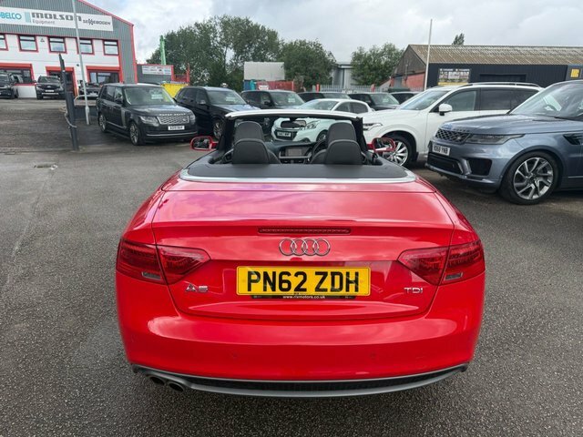 Audi A5 Tdi S Line Convertible PN62ZDH Red #6