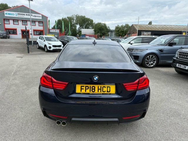 BMW 4 Series Gran Coupe 430D M Sport Coupe FP18HCD Blue #6