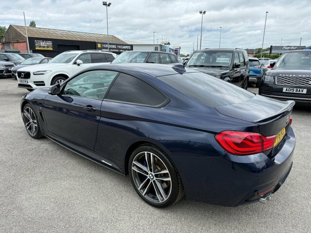 BMW 4 Series Gran Coupe 430D M Sport Coupe FP18HCD Blue #4