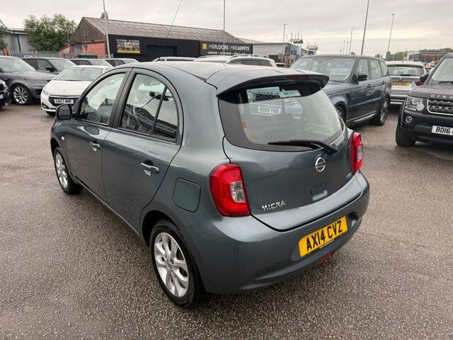 Nissan Micra Acenta Hatchback AX14CVZ Grey #5