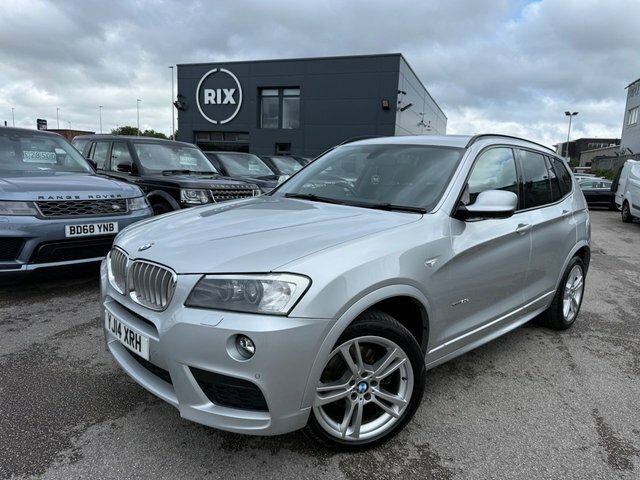 BMW X3 30D M Sport Suv YJ14XRH Silver #2
