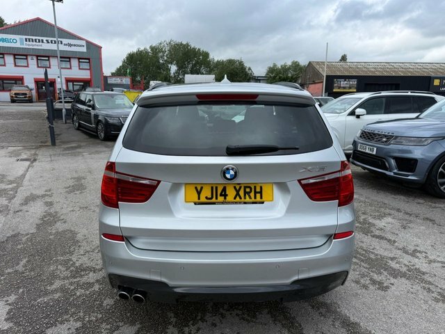 BMW X3 30D M Sport Suv YJ14XRH Silver #6