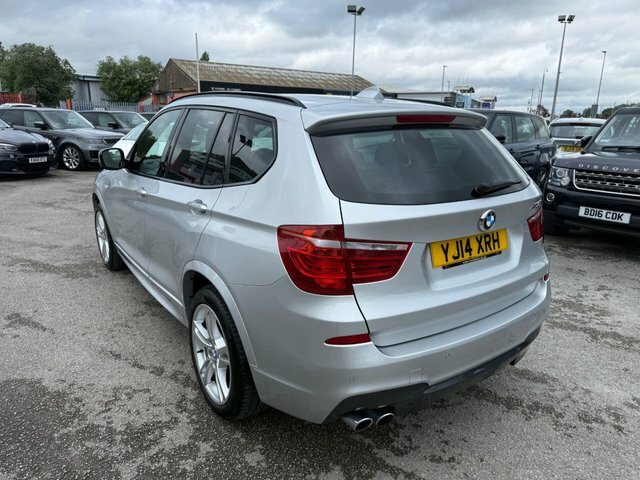 BMW X3 30D M Sport Suv YJ14XRH Silver #5