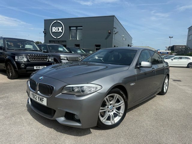 BMW 5 Series 520D M Sport Saloon YB12YMF Grey #2