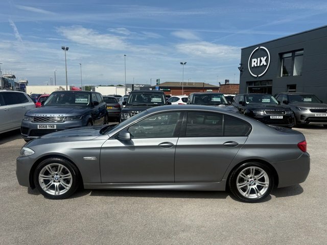 BMW 5 Series 520D M Sport Saloon YB12YMF Grey #3