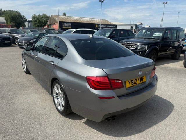 BMW 5 Series 520D M Sport Saloon YB12YMF Grey #5