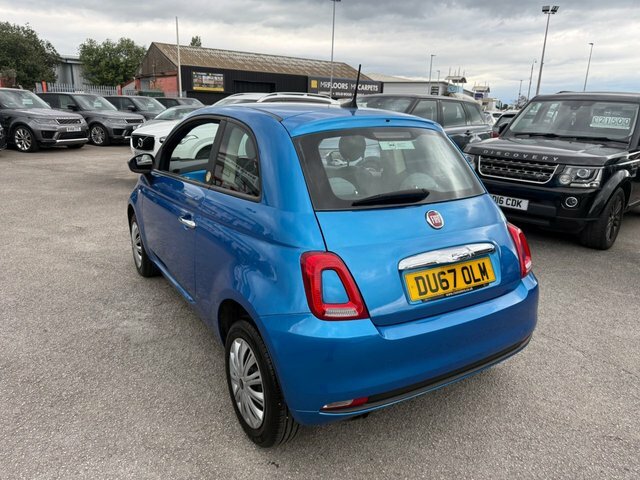 Fiat 500 Mirror Hatchback DU67OLM Blue #5