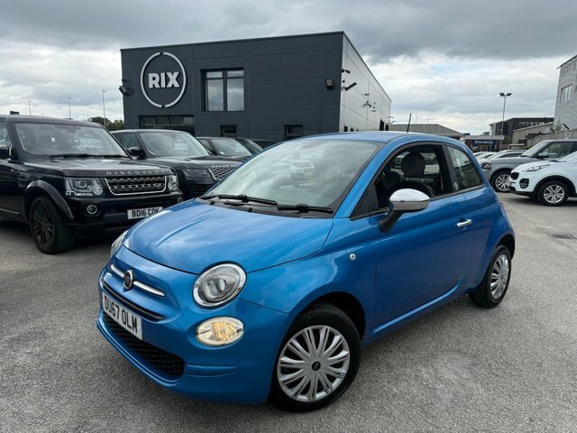Fiat 500 Mirror Hatchback DU67OLM Blue #2