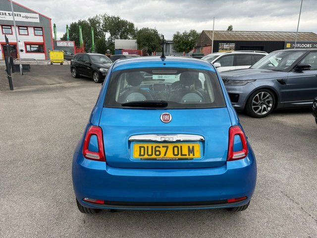 Fiat 500 Mirror Hatchback DU67OLM Blue #6