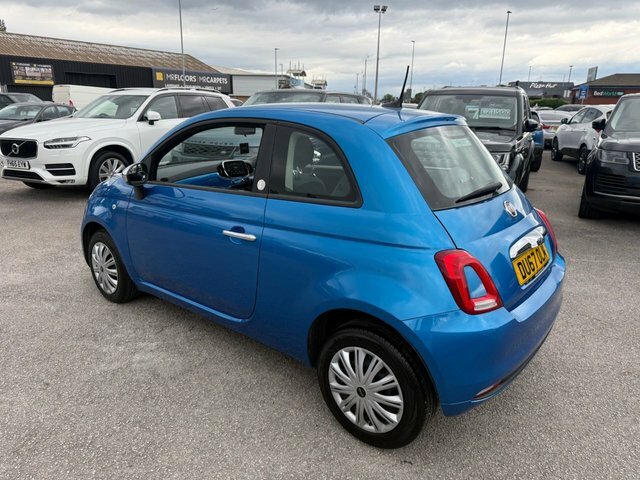 Fiat 500 Mirror Hatchback DU67OLM Blue #4