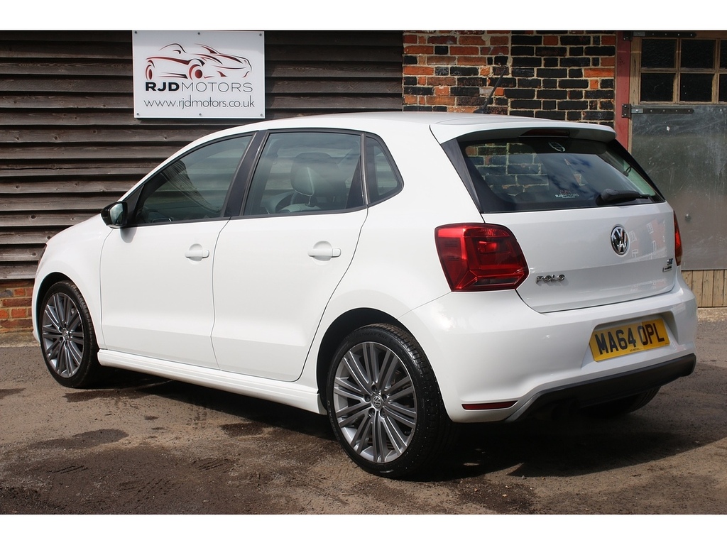 Volkswagen Polo Tsi Bluemotion Tech Bluegt U350 Ulez MA64OPL White #5