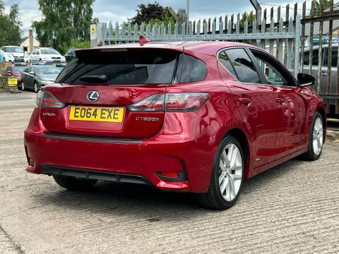 Lexus CT Luxury Red #6