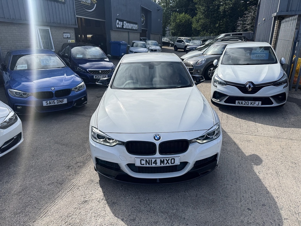 BMW 3 Series 320D M Sport White #6