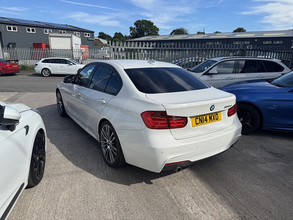 BMW 3 Series 320D M Sport White #4