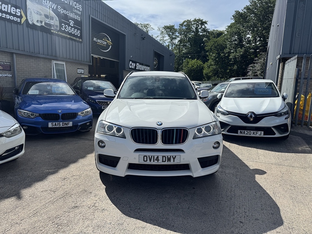 BMW X3 20D Blueperformance M Sport White