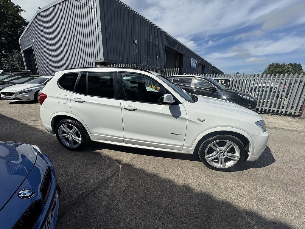 BMW X3 20D Blueperformance M Sport White #2
