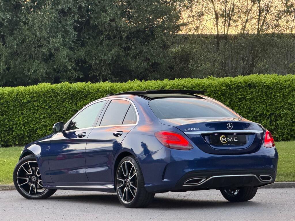 Mercedes-Benz C Class Amg Line Blue #5