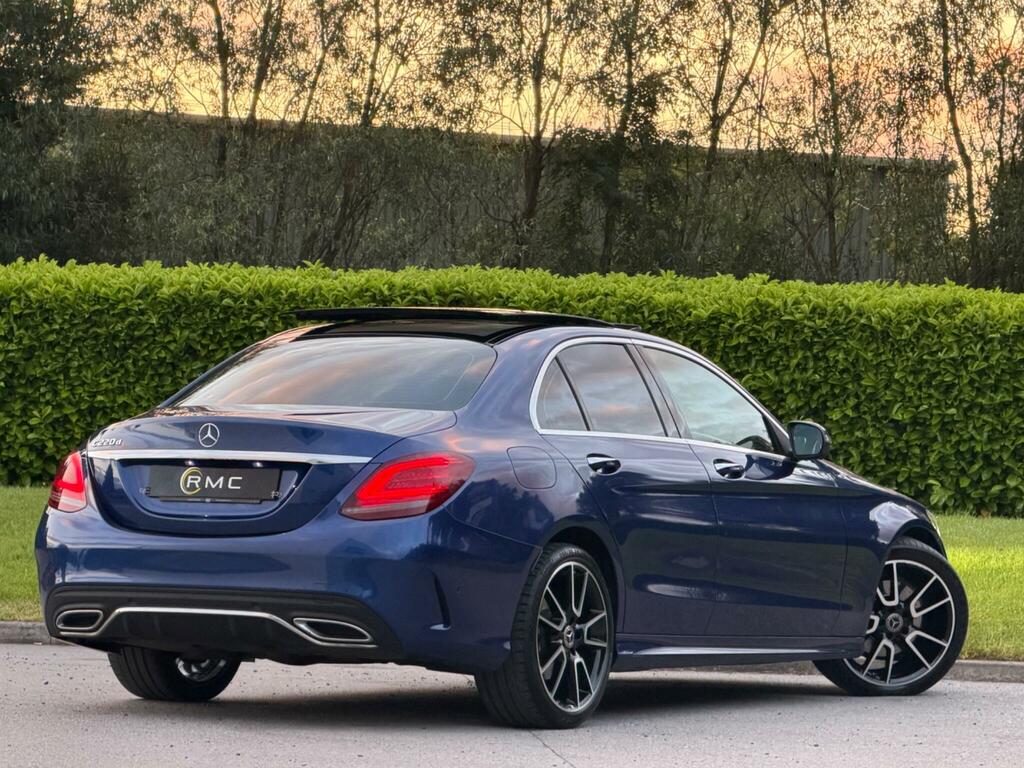 Mercedes-Benz C Class Amg Line Blue #3
