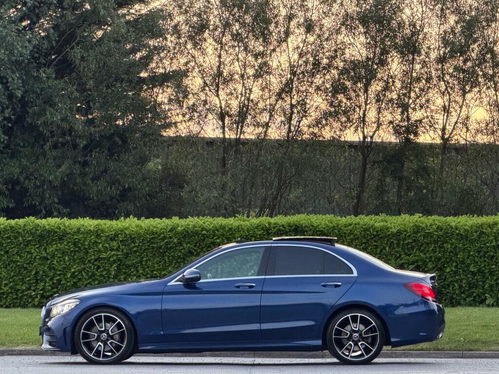 Mercedes-Benz C Class Amg Line Blue #4