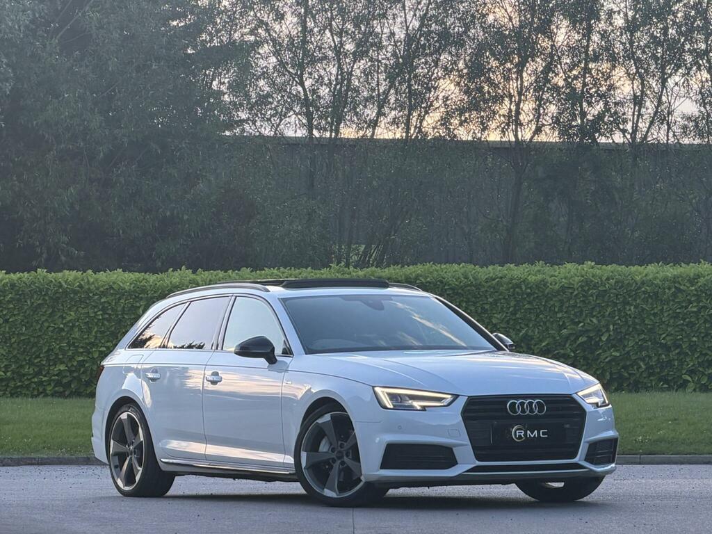 Audi A4 Avant 2.0 Tdi Black Edition S Tronic Euro 6 Ss White
