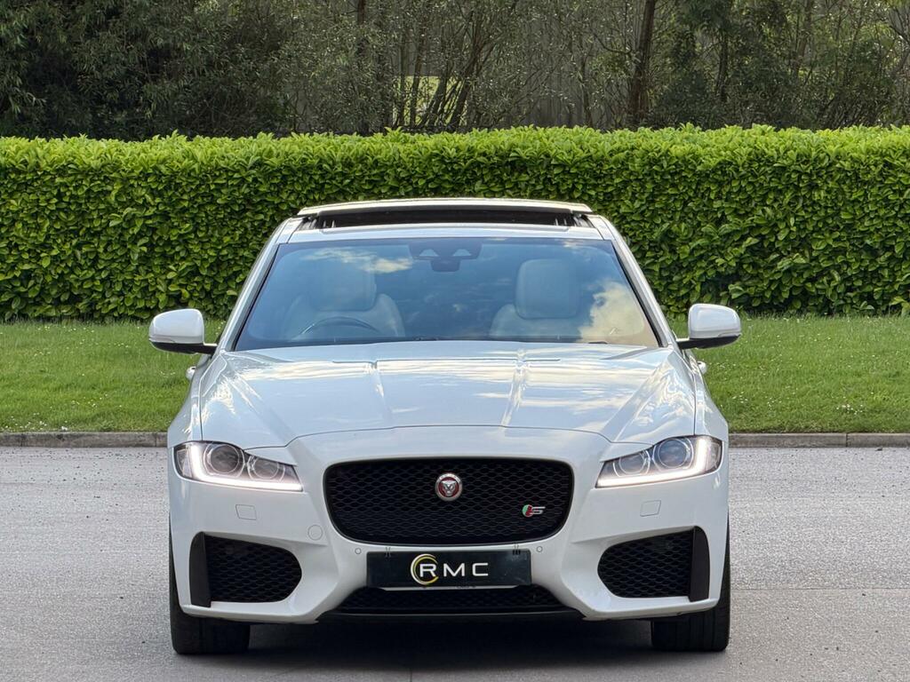 Jaguar XF S White #6