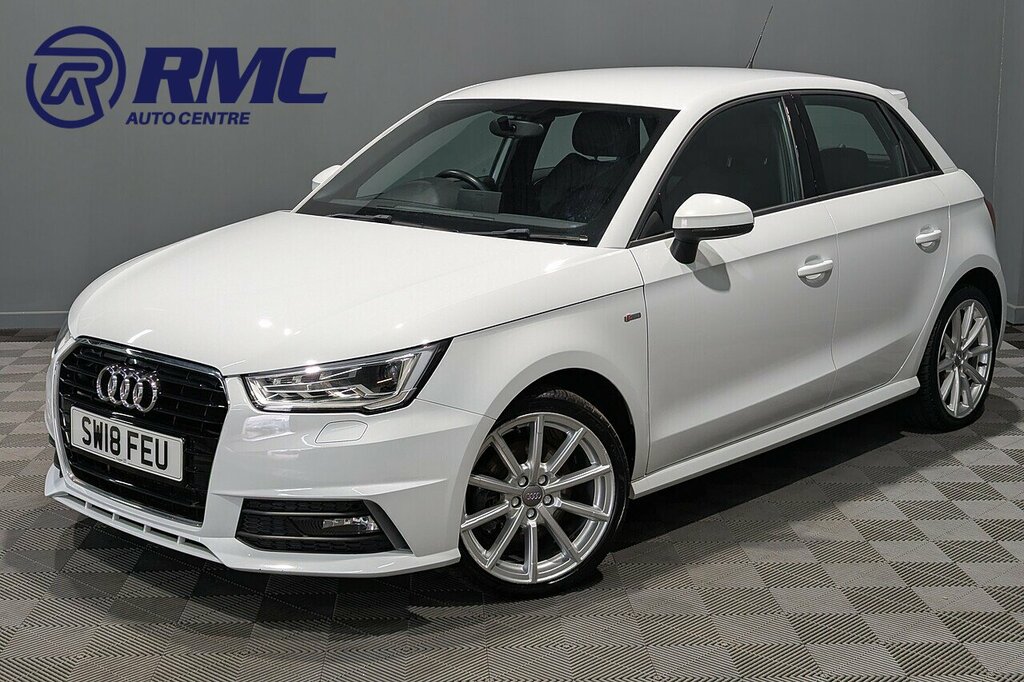 Audi A1 1.4 Tfsi S Line Sportback S Tronic Euro SW18FEU White