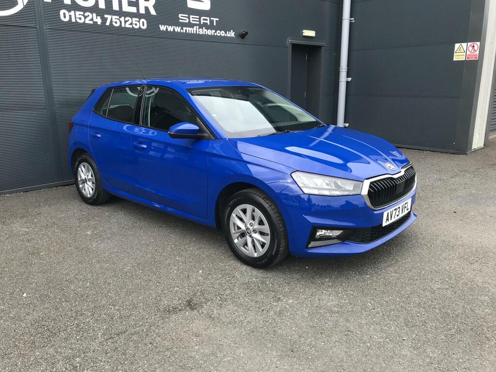 Skoda Fabia 1.0 Tsi Se Comfort Dsg Euro 6 Ss Blue #6