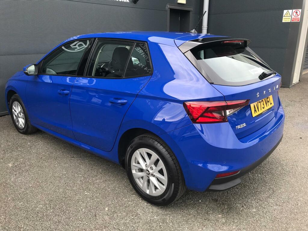Skoda Fabia 1.0 Tsi Se Comfort Dsg Euro 6 Ss Blue #4