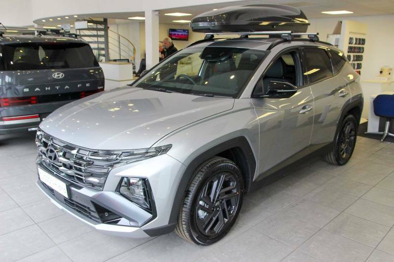 Hyundai Tucson 1.6T Hybrid Black Line Euro 6 Ss - 202 Silver #6