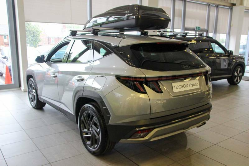 Hyundai Tucson 1.6T Hybrid Black Line Euro 6 Ss - 202 Silver #3