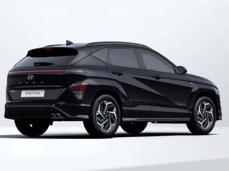 Hyundai Kona 1.0 T-gdi N Line Euro 6 Ss - 2026 Black #3