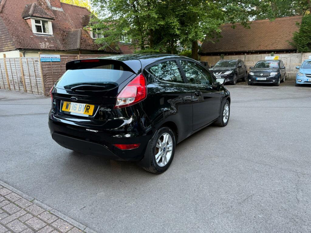 Ford Fiesta 1.0T Ecoboost Zetec Euro 6 S S WT16BVR Black #4