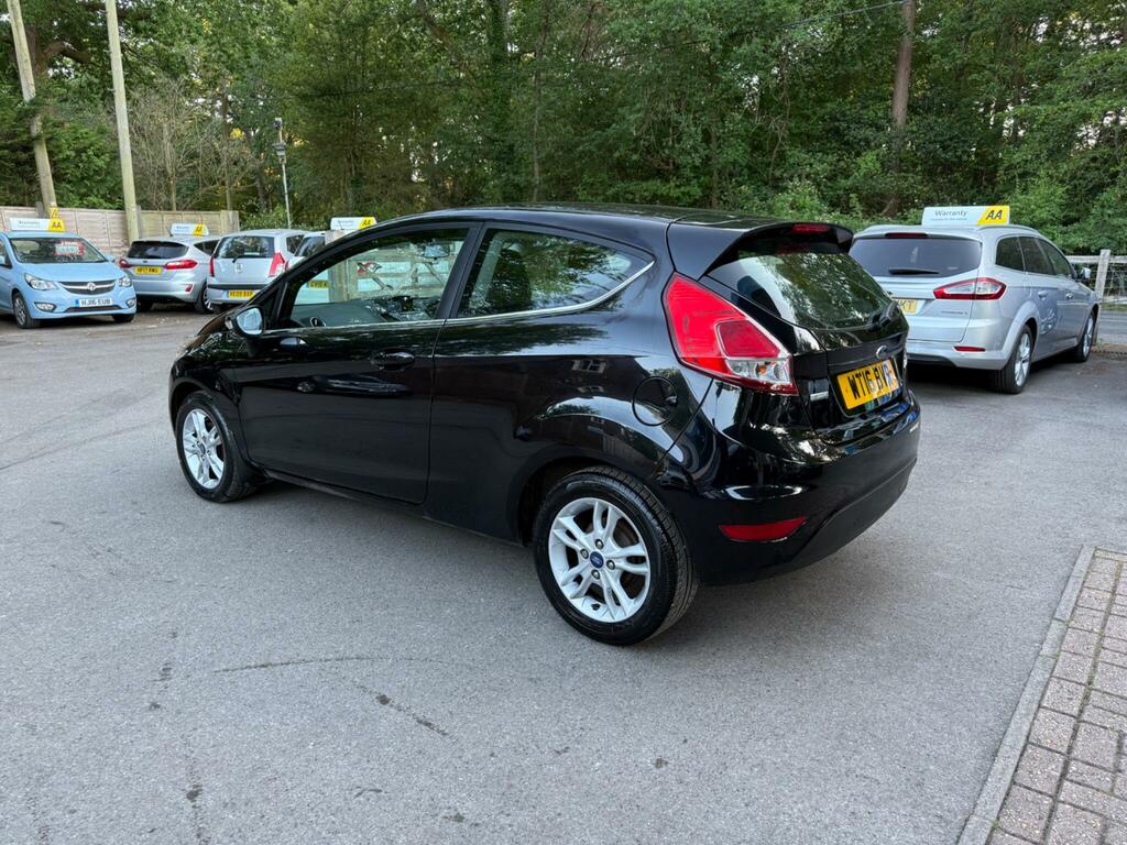 Ford Fiesta 1.0T Ecoboost Zetec Euro 6 S S WT16BVR Black #2