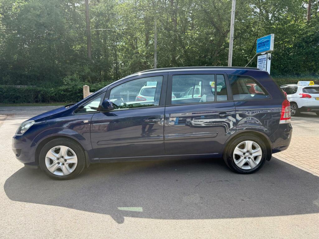 Vauxhall Zafira 1.8 16V Exclusiv Euro 5 Blue #6
