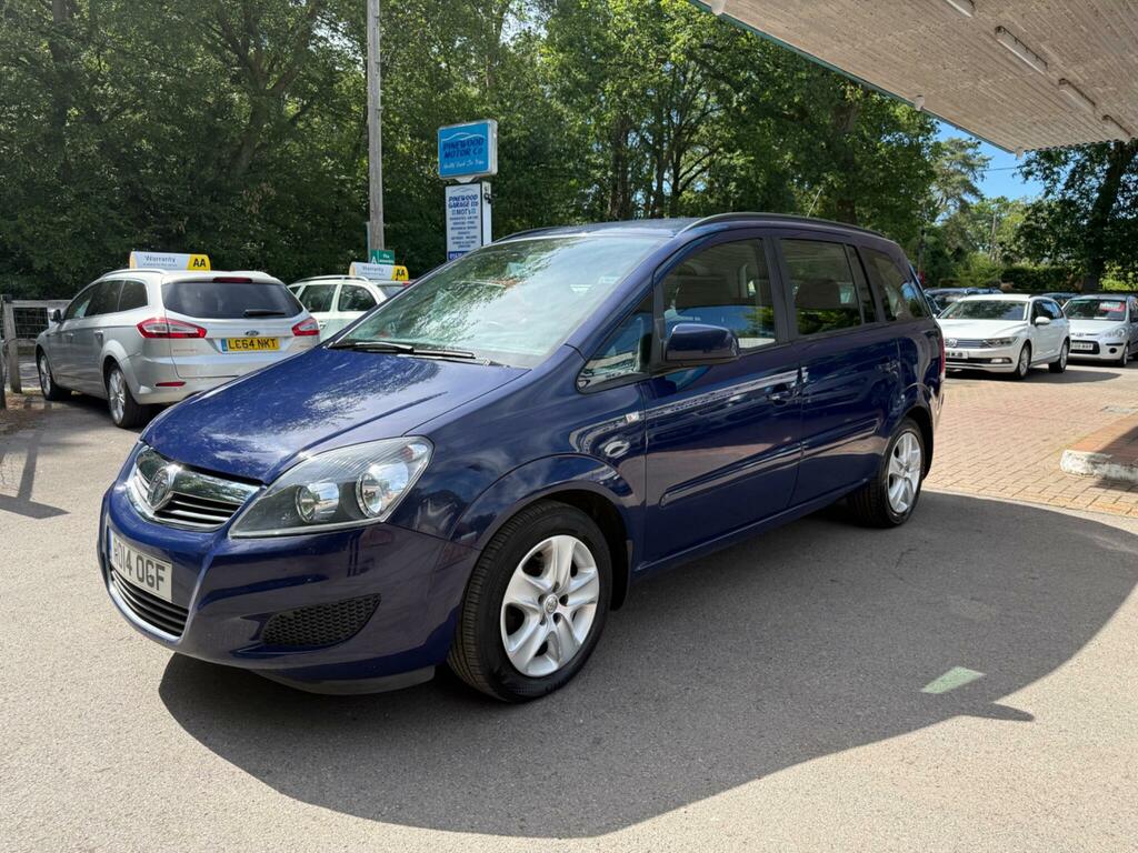 Vauxhall Zafira 1.8 16V Exclusiv Euro 5 Blue #3