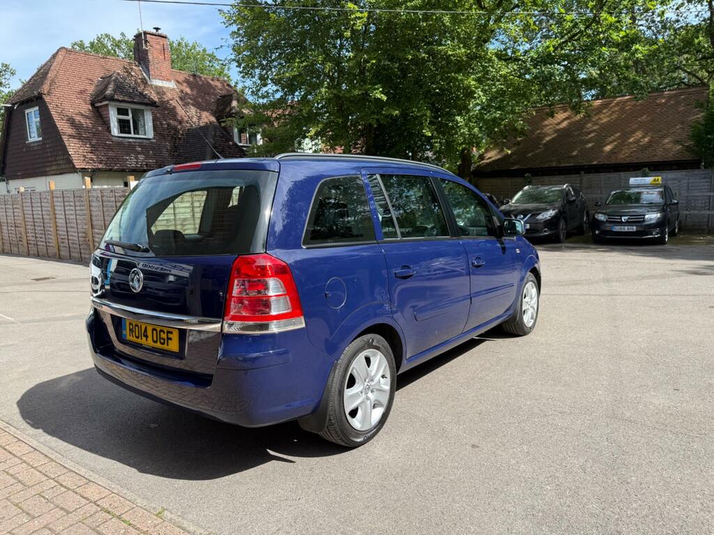 Vauxhall Zafira 1.8 16V Exclusiv Euro 5 Blue #4