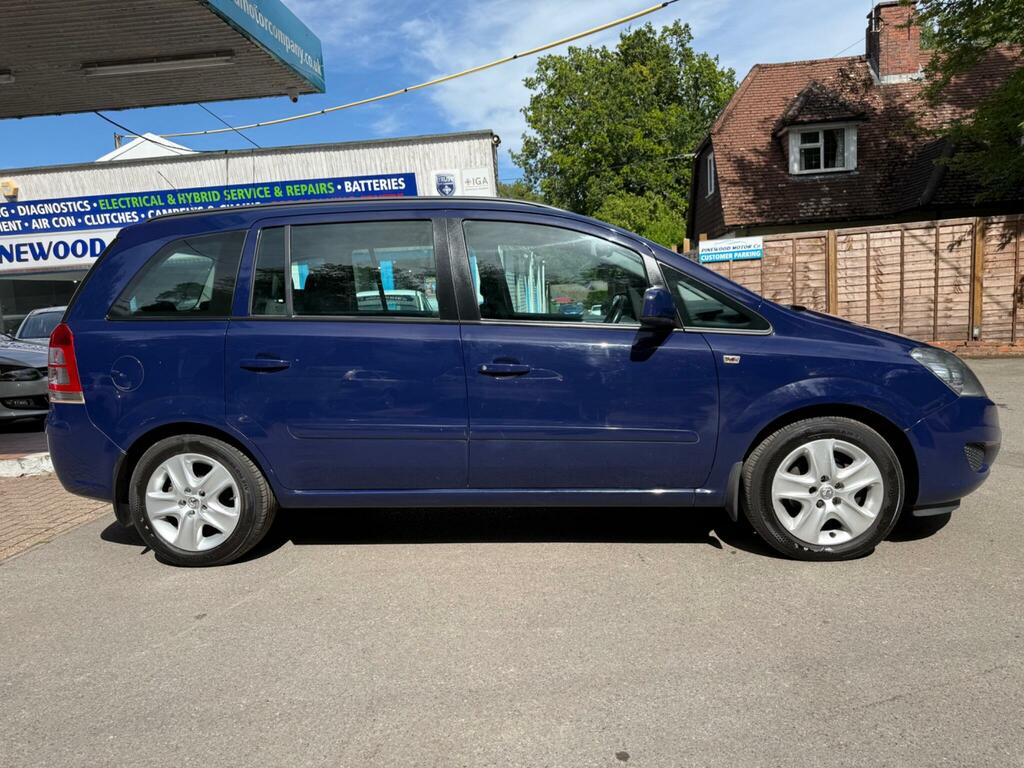 Vauxhall Zafira 1.8 16V Exclusiv Euro 5 Blue #5