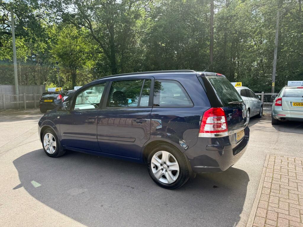 Vauxhall Zafira 1.8 16V Exclusiv Euro 5 Blue #2
