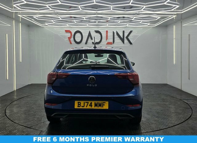 Volkswagen Polo 1.0 Tsi Life Hatchback Euro 6 S BJ74MMF Blue #6