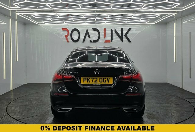 Mercedes-Benz A Class 1.3 A180 Sport Executive Saloon 7G-dc PK72OGV Black #5