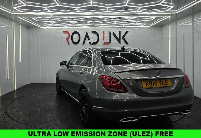 Mercedes-Benz C Class 2.0 C200 Sport Saloon 7G-tronic Euro 6 Silver #2