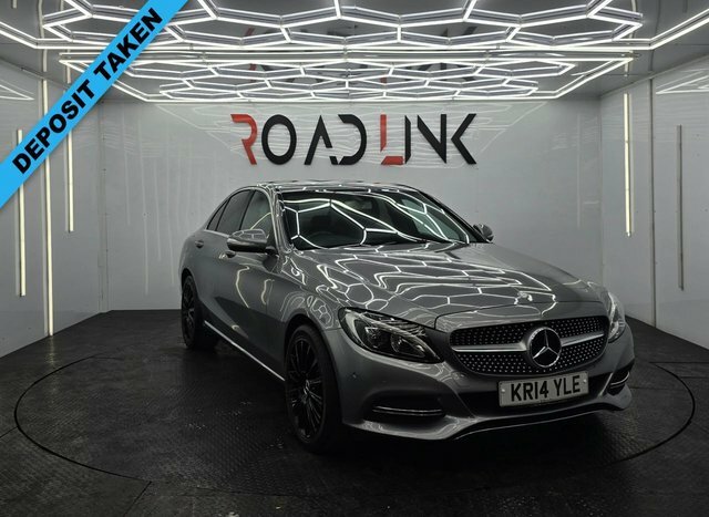 Mercedes-Benz C Class 2.0 C200 Sport Saloon 7G-tronic Euro 6 Silver