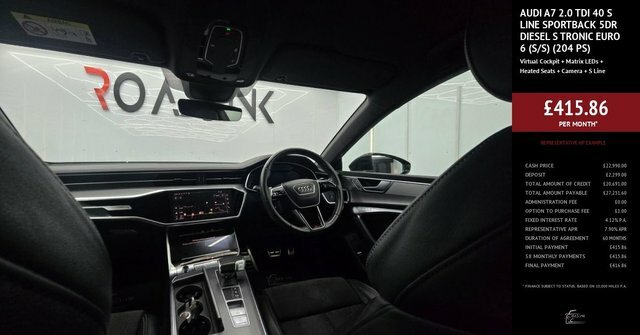 Audi A7 2.0 Tdi 40 S Line Sportback S Tronic Eu Black #2