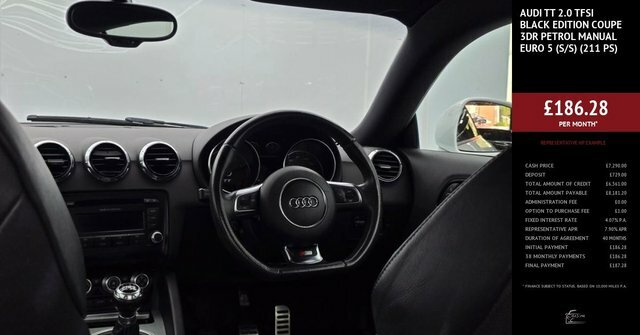 Audi TT 2.0 Tfsi Black Edition Coupe Eur Black #3