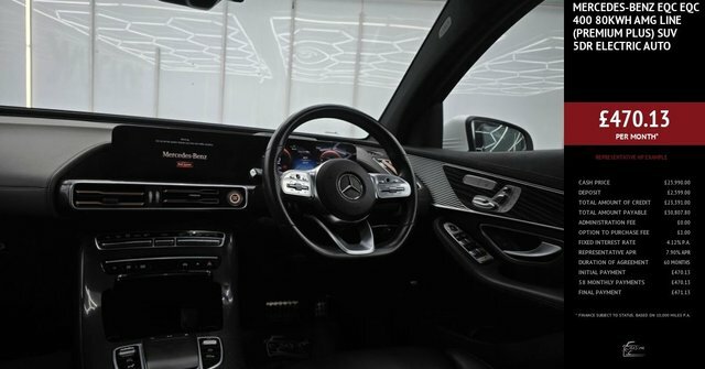 Mercedes-Benz EQC Eqc 400 80Kwh Amg Line Premium Plus Suv Elec White #3
