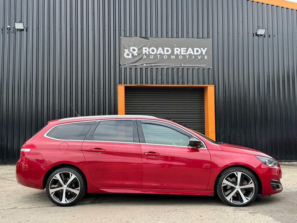 Peugeot 308 SW 2.0 Bluehdi Gt Line Eat Euro 6 Ss Red #2