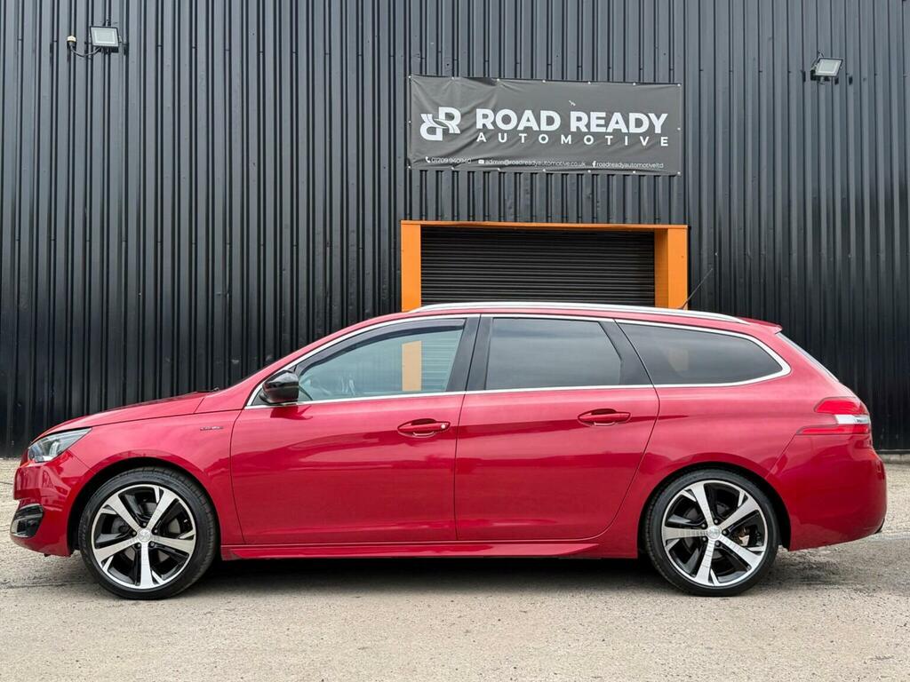 Peugeot 308 SW 2.0 Bluehdi Gt Line Eat Euro 6 Ss Red #6