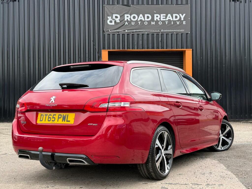 Peugeot 308 SW 2.0 Bluehdi Gt Line Eat Euro 6 Ss Red #4